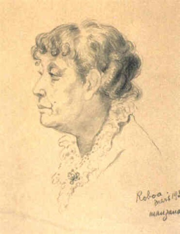 Portrait de Roboa, Georges Manzana Pissarro, 1935