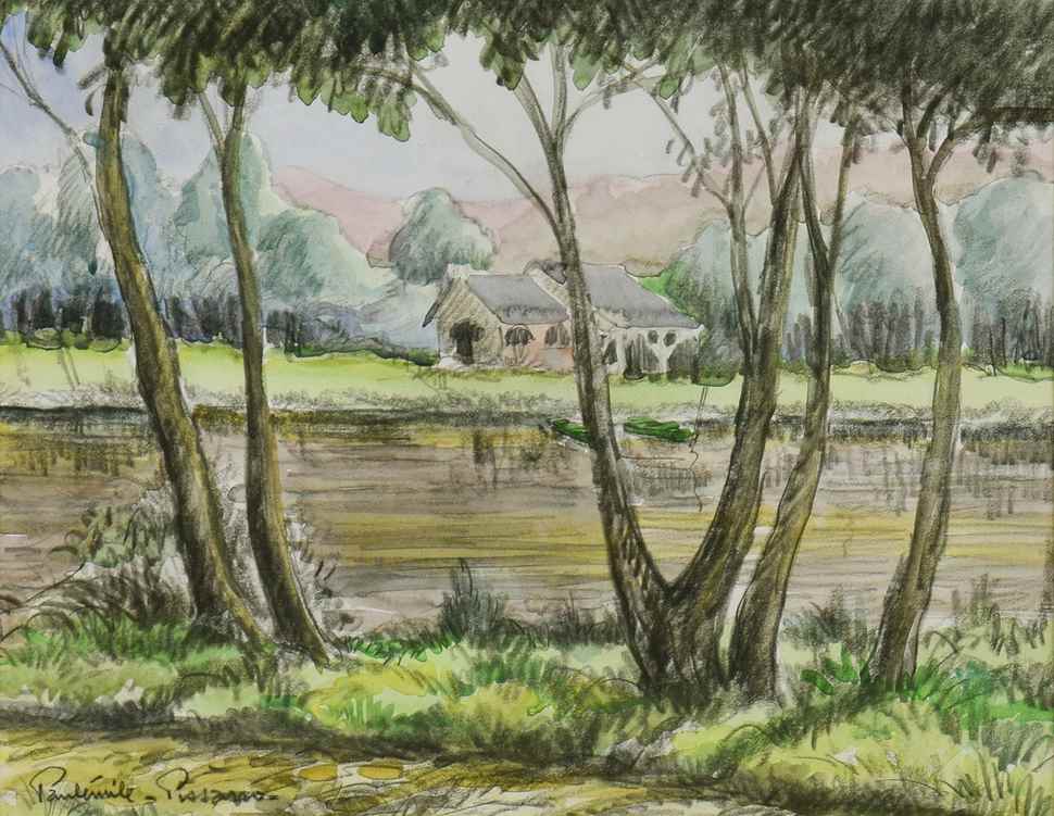 Les Deux Barques - Paulémile Pissarro (1884 - 1972)