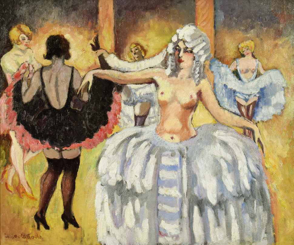 Cabaret Dancers - Ludovic-Rodo Pissarro (1878 - 1952)