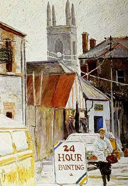 24 hour Painting - Hugues  Pissarro dit Pomié (b. 1935 - )