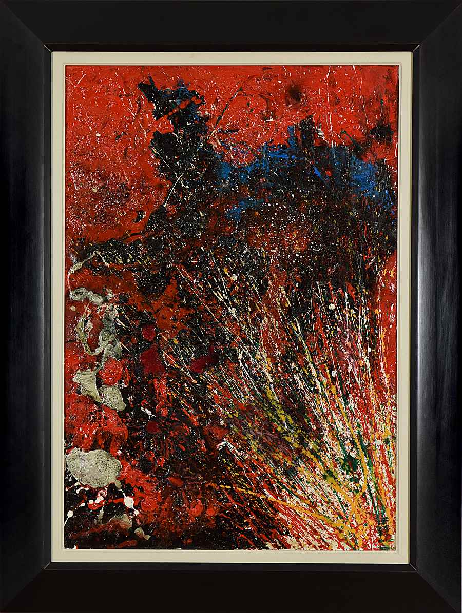 Red Composition - Toshimitsu Imai (1928 - 2002)