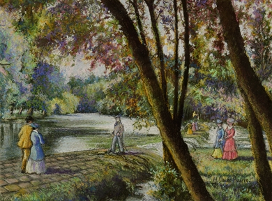 H. Claude Pissarro - Le Barrage du Vey (Clécy)