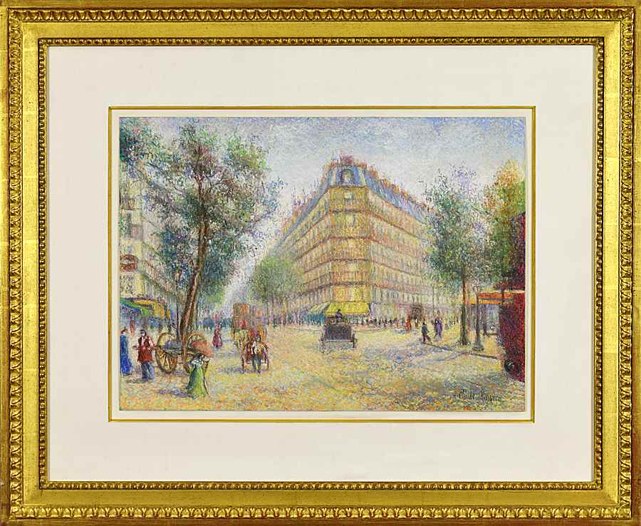 Vue des Grands Boulevards à Paris - H. Claude Pissarro (b. 1935 - )