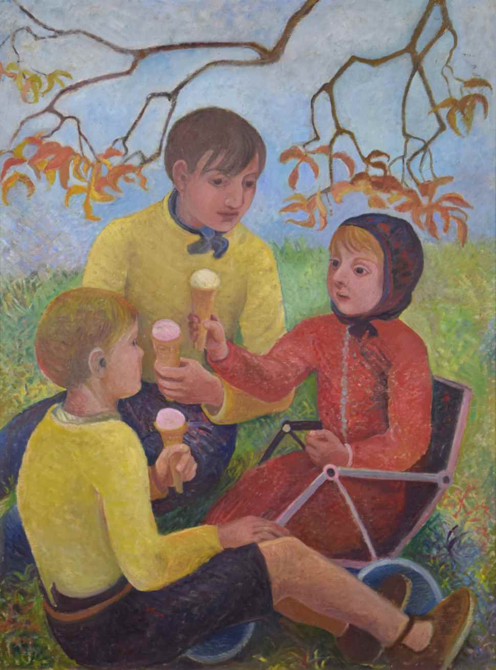 Ice Cream Picnic - Orovida Pissarro (1893 - 1968)