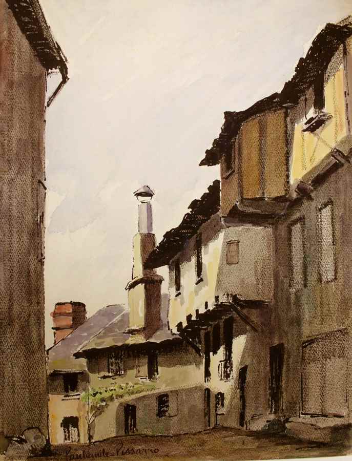 Village in Normandy - Paulémile Pissarro (1884 - 1972)