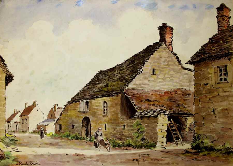 Rue d'un Village - Paulémile Pissarro (1884 - 1972)