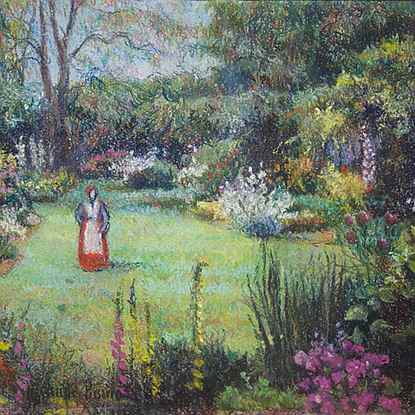 Ballade dans le Jardin - H. Claude Pissarro (b. 1935 - )