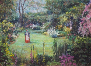 H. Claude Pissarro - Ballade dans le Jardin
