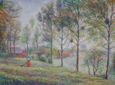 H. Claude Pissarro - Les Peupliers de Cantepie