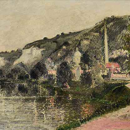 Brume et Soleil du Matin (The Seine at Les Andelys) - Georges Manzana Pissarro (1871 - 1961)