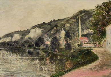 Georges Manzana Pissarro - Brume et Soleil du Matin (The Seine at Les Andelys)