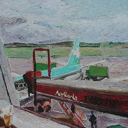 Dublin Airport - Hugues  Pissarro dit Pomié (b. 1935 - )