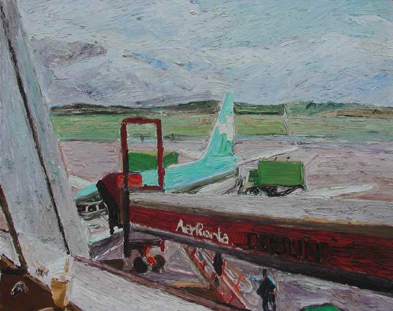 Dublin Airport - Hugues  Pissarro dit Pomié (b. 1935 - )