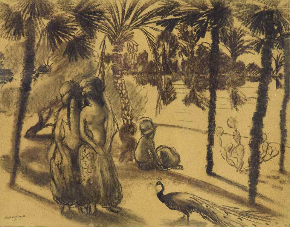 La Promenade - Georges Manzana Pissarro (1871 - 1961)