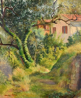 Georges Manzana Pissarro - Le Chemin à l’Annonciade (Menton)