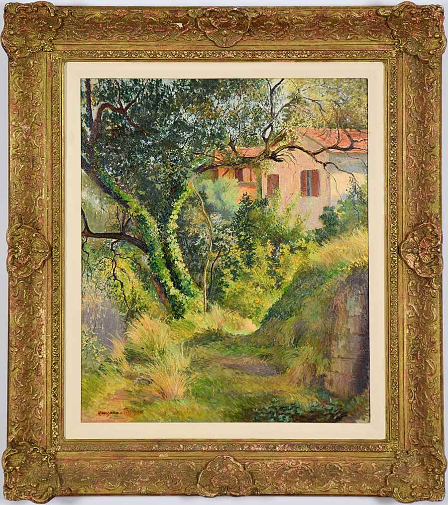 Le Chemin à l’Annonciade (Menton) - Georges Manzana Pissarro (1871 - 1961)