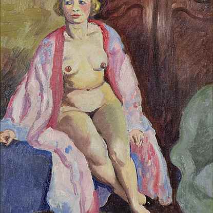 Nu Assise - Ludovic-Rodo Pissarro (1878 - 1952)