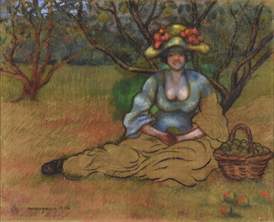 Georges Manzana Pissarro - Récolte des Pommes 
