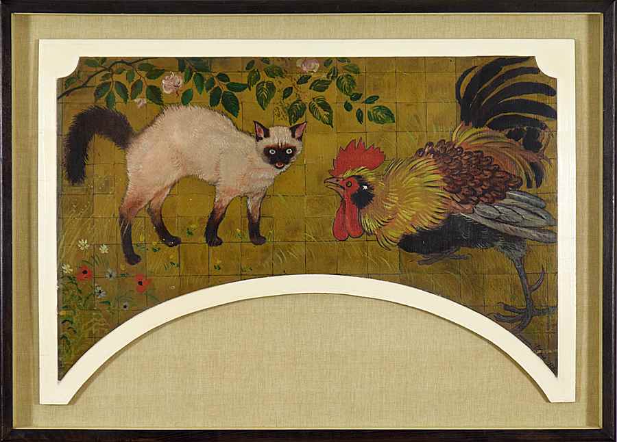Cat and Cockerel - Georges Manzana Pissarro (1871 - 1961)