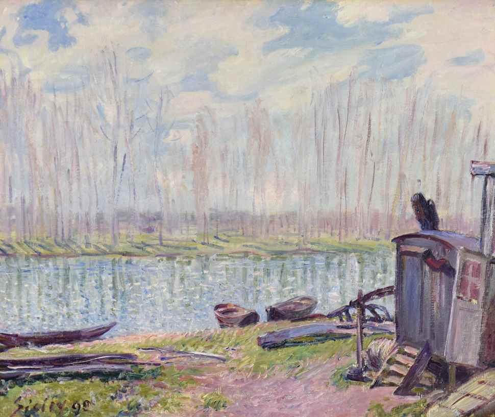 Bords du Loing - Alfred Sisley (1839 - 1899)