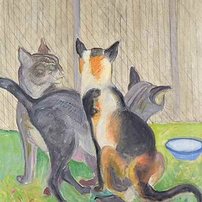 The Cattery - Orovida Pissarro (1893 - 1968)