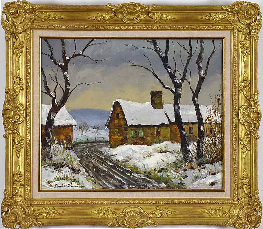 Neige à Clécy - Paulémile Pissarro (1884 - 1972)