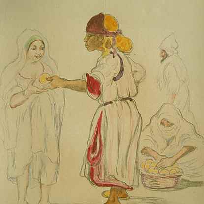 Femmes Orientales - Georges Manzana Pissarro (1871 - 1961)
