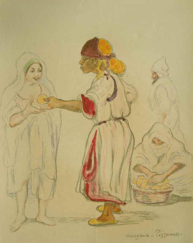Femmes Orientales - Georges Manzana Pissarro (1871 - 1961)