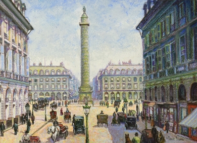 H. Claude Pissarro - Place Vendôme