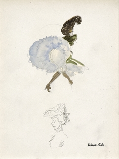 Ludovic-Rodo Pissarro - Study of a Dancer and a Lady