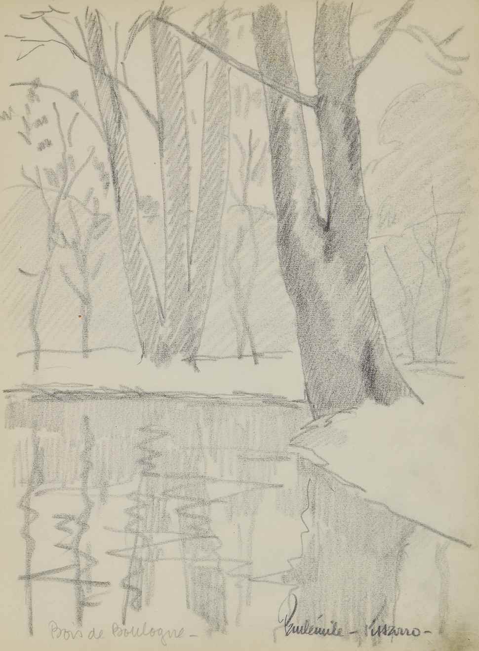 Bois de Boulogne - Paulémile Pissarro (1884 - 1972)