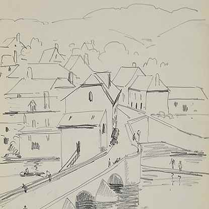 Fresnay-sur-Sarthe - Paulémile Pissarro (1884 - 1972)