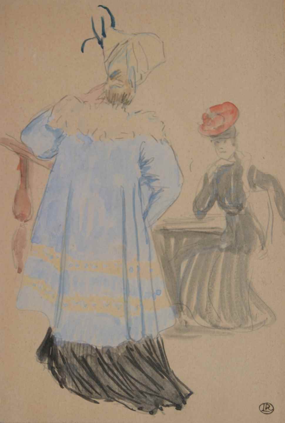 Les Deux Femmes Élégantes - Ludovic-Rodo Pissarro (1878 - 1952)