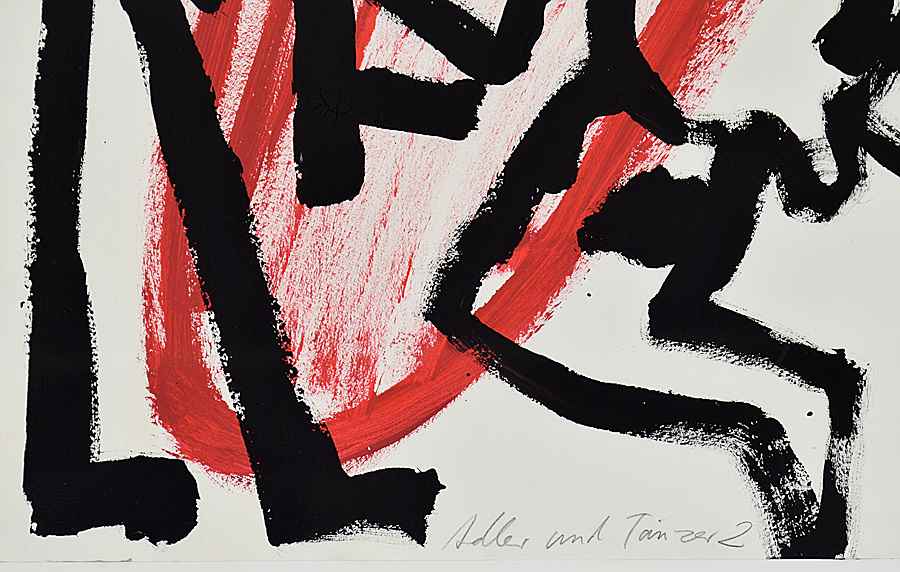Adler und Tänzer 2 - A.R. Penck (1939 - 2017)