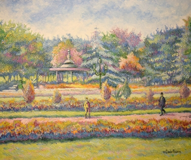 H. Claude Pissarro - Belle saison au jardin Joudon