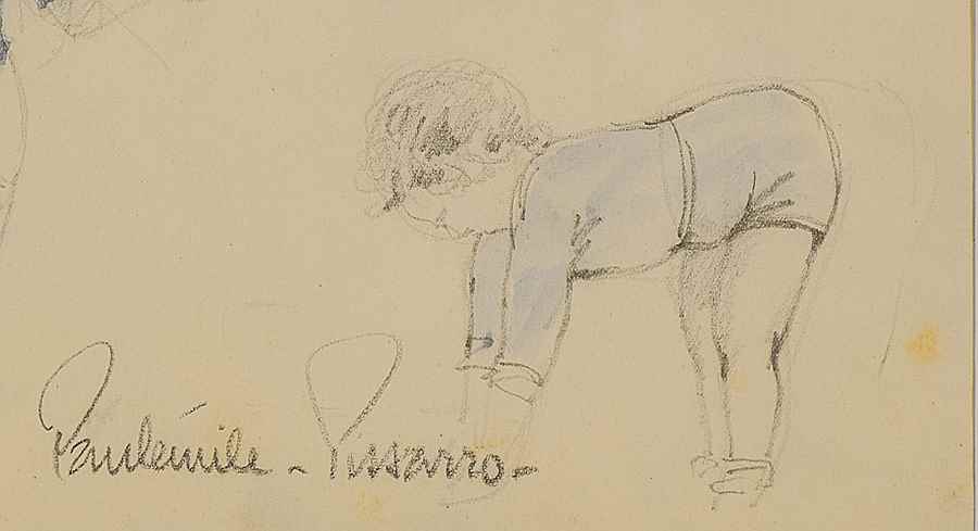  Études sur Titu - Paulémile Pissarro (1884 - 1972)