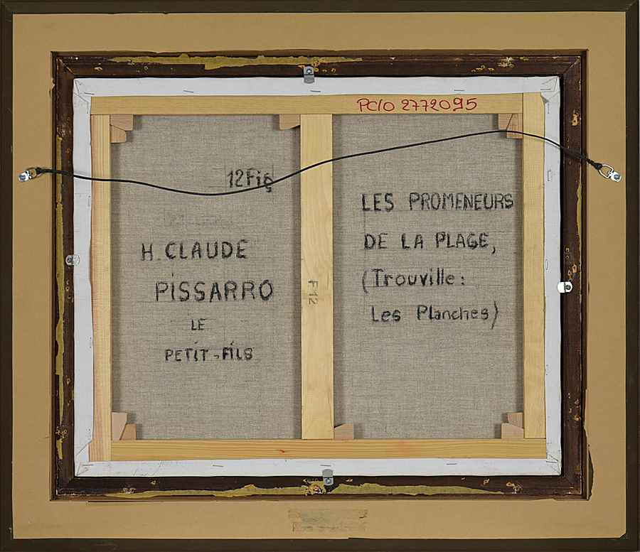 Les Promeneurs de la Plage (Trouville: les Planches) - H. Claude Pissarro (b. 1935)