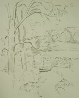 Orovida Pissarro - Landscape with Gate