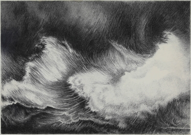 Yvon Pissarro - Waves
