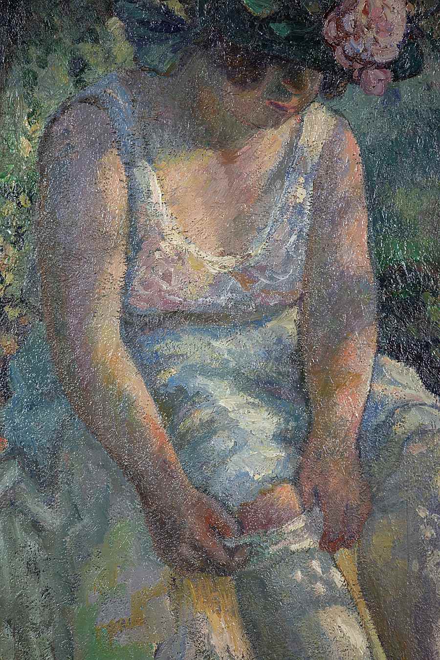 Femme Mettant son Bas - Georges Manzana Pissarro (1871 - 1961)