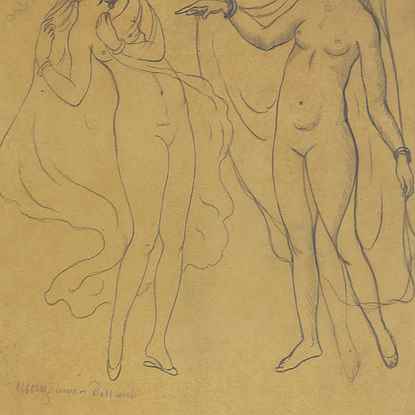 Deux Nues Orientales - Georges Manzana Pissarro (1871 - 1961)