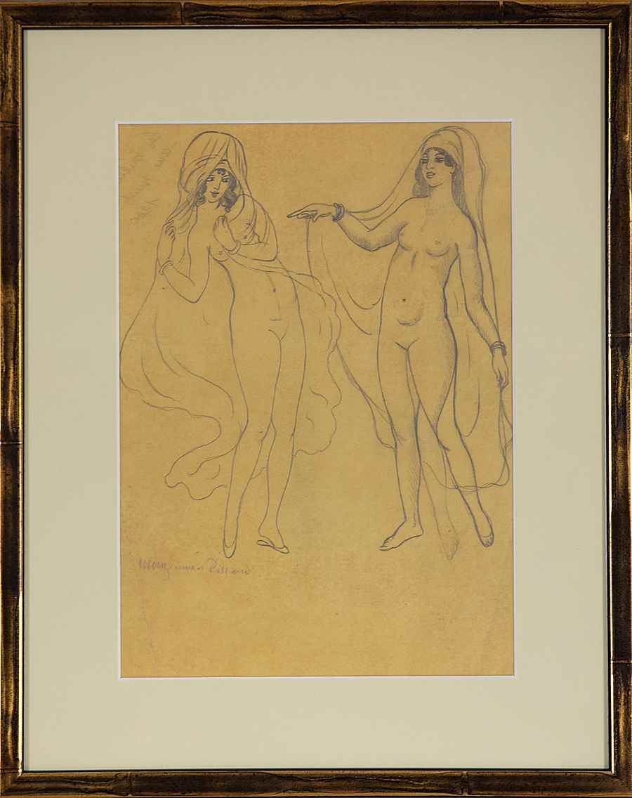 Deux Nues Orientales - Georges Manzana Pissarro (1871 - 1961)