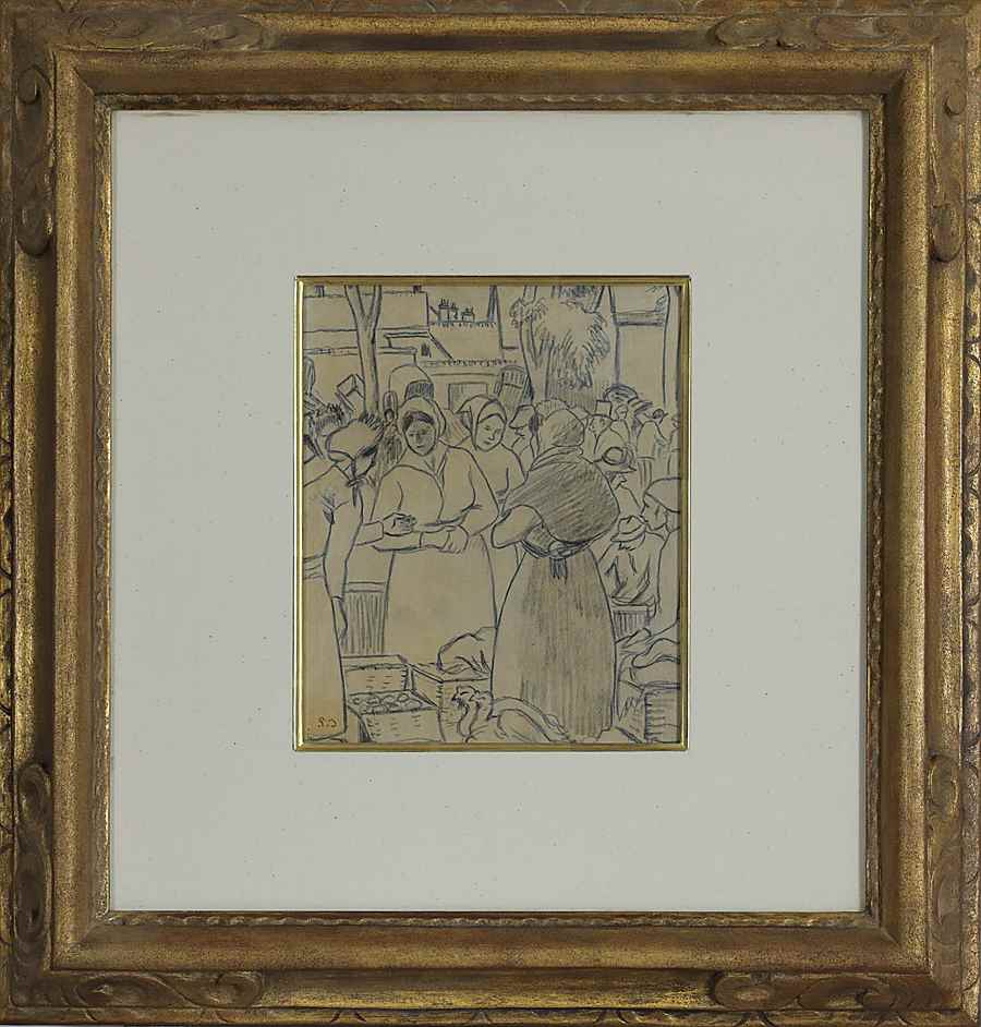 Le Marché - Camille Pissarro (1830 - 1903)