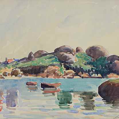 Paysage de l'Aven - Ludovic-Rodo Pissarro (1878 - 1952)