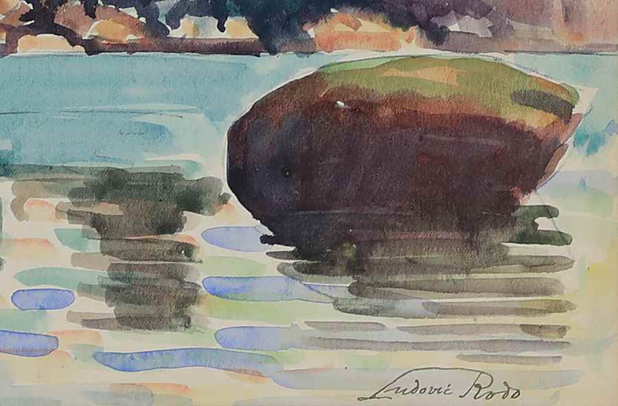 Coastal Scene - Ludovic-Rodo Pissarro (1878 - 1952)