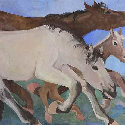 Migration (The Horses) - Orovida Camille Pissarro (1893 - 1968)