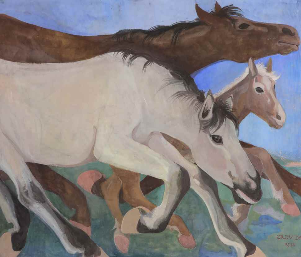 Migration (The Horses) - Orovida Camille Pissarro (1893 - 1968)