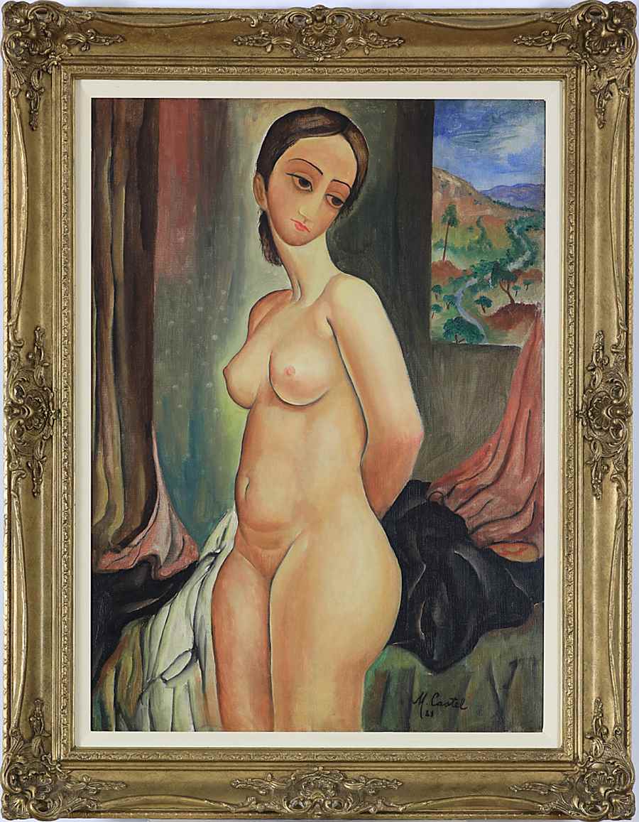 Nude - Moshe Castel (1909 - 1991)