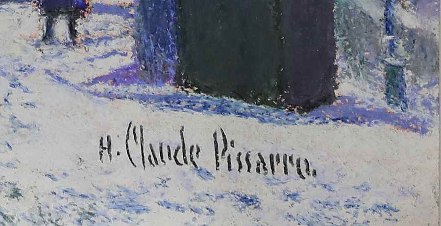 Le Cours - La Fayette à Toulouse - Matin d'Hiver - H. Claude Pissarro (b. 1935 - )