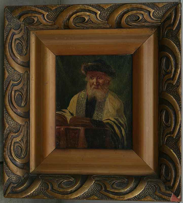 A pair of Portraits of a Rabbi - José Schneider (1848 - 1893)
